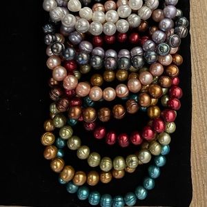 Honora Freshwater Pearl Stretch Bracelet Set